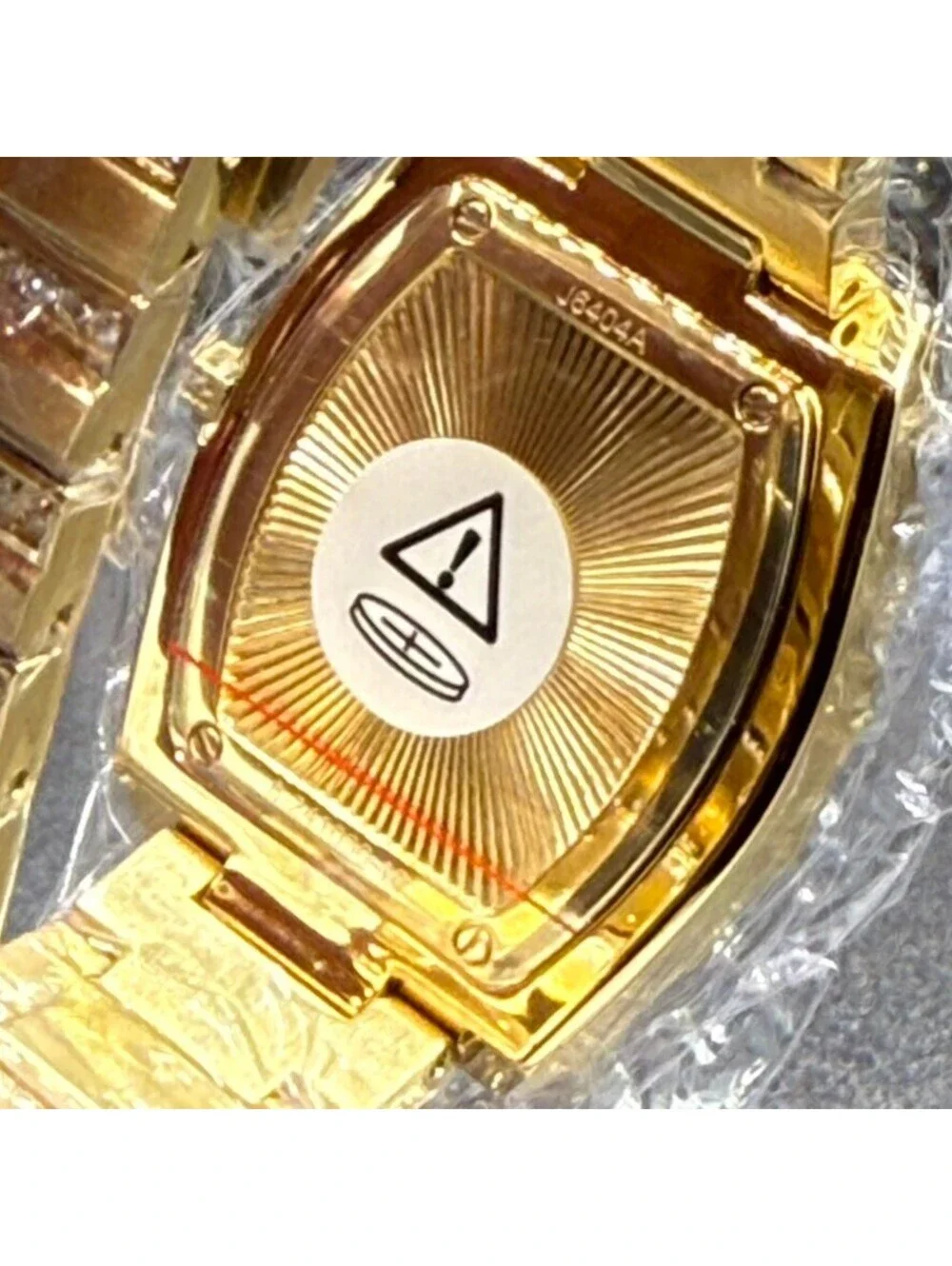 JBW Women's Gold Tone Crystal Accented Watch